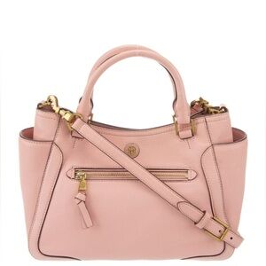 Tory Burch 💜 Blush Pink Satchel Crossbody Handbag
